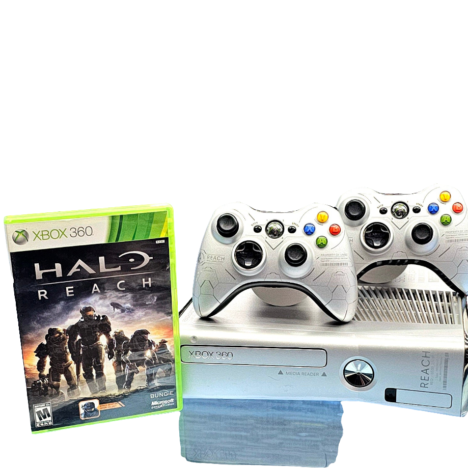 Microsoft XBOX 360 S Halo Reach Bundle Video Game Console 250GB