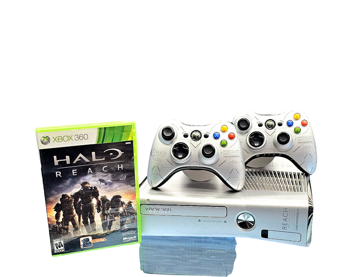 Microsoft XBOX 360 S Halo Reach Bundle Video Game Console 250GB