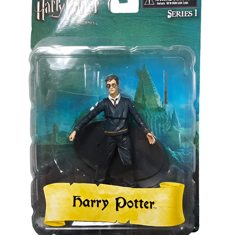Neca Reel Toys Harry Potter And The Order Of The Phoenix Series 1 Harry Potter with Wand & Base 3.75 Inch Action Figure