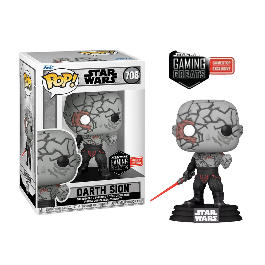 Funko Pop! Star Wars Gaming Greats Darth Sion #708 Gamestop Exclusive