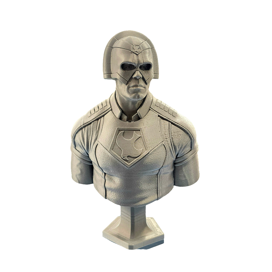 DC Studios Peacemaker 3-D Printed 7" Bust Unpainted
