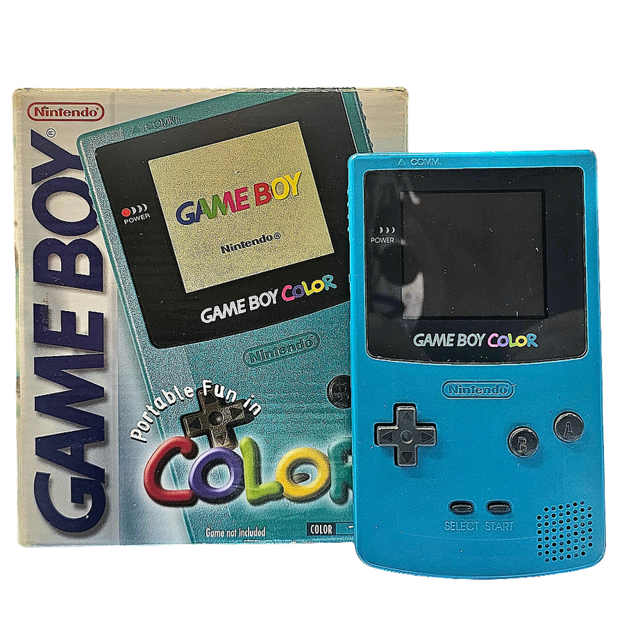 Nintendo Game Boy Color Teal Handheld Gaming Console