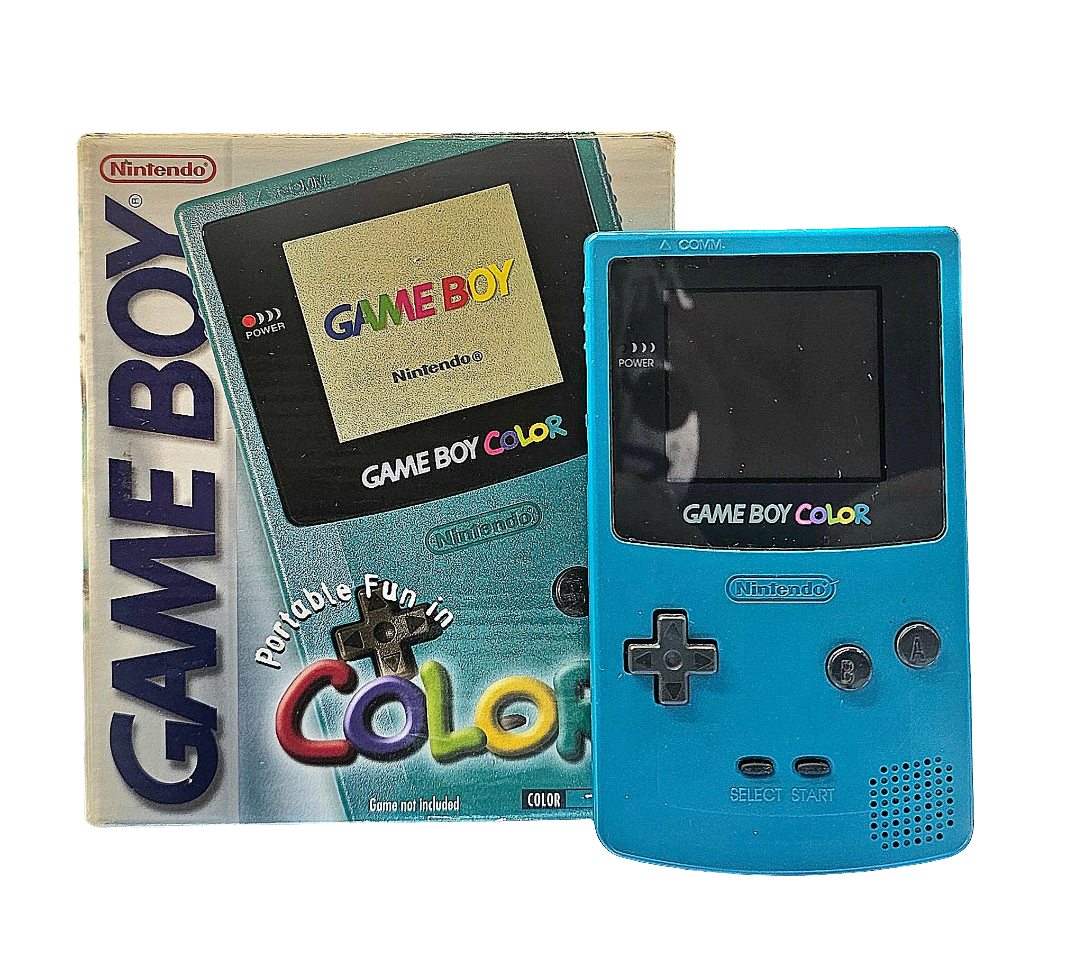 Nintendo Game Boy Color Teal Handheld Gaming Console