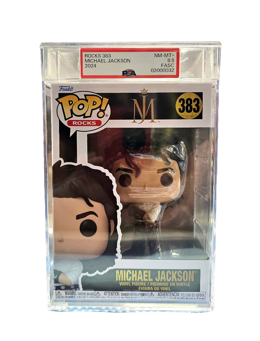 (PSA Graded 8.5) Funko Pop! Rocks MJ Michael Jackson #383