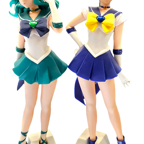 Glitter & Glamour Sailor Neptune & Sailor Uranus Two Statue Set