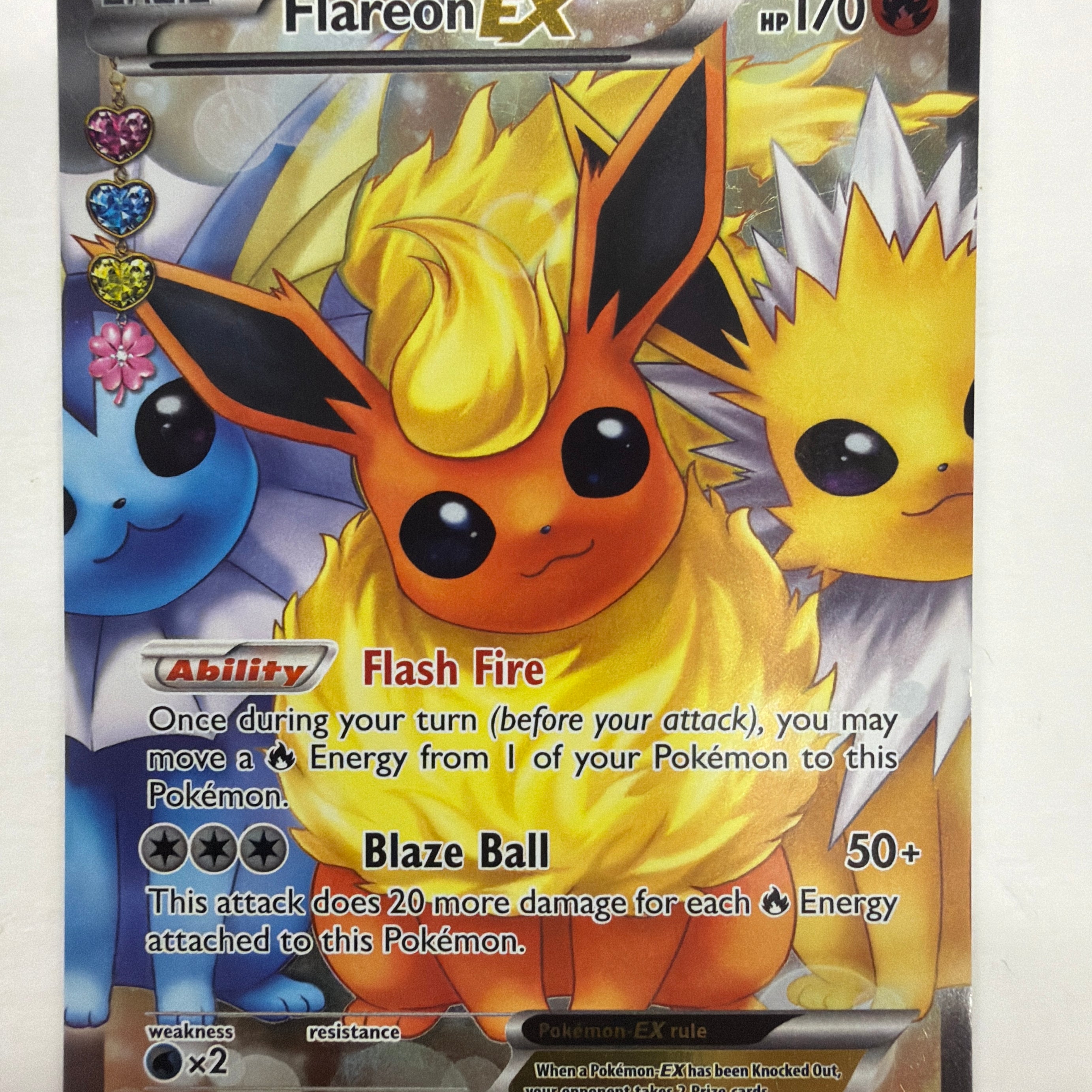 Pokémon TCG - Generations: Radiant Collection Flareon EX RC28/RC32 HP