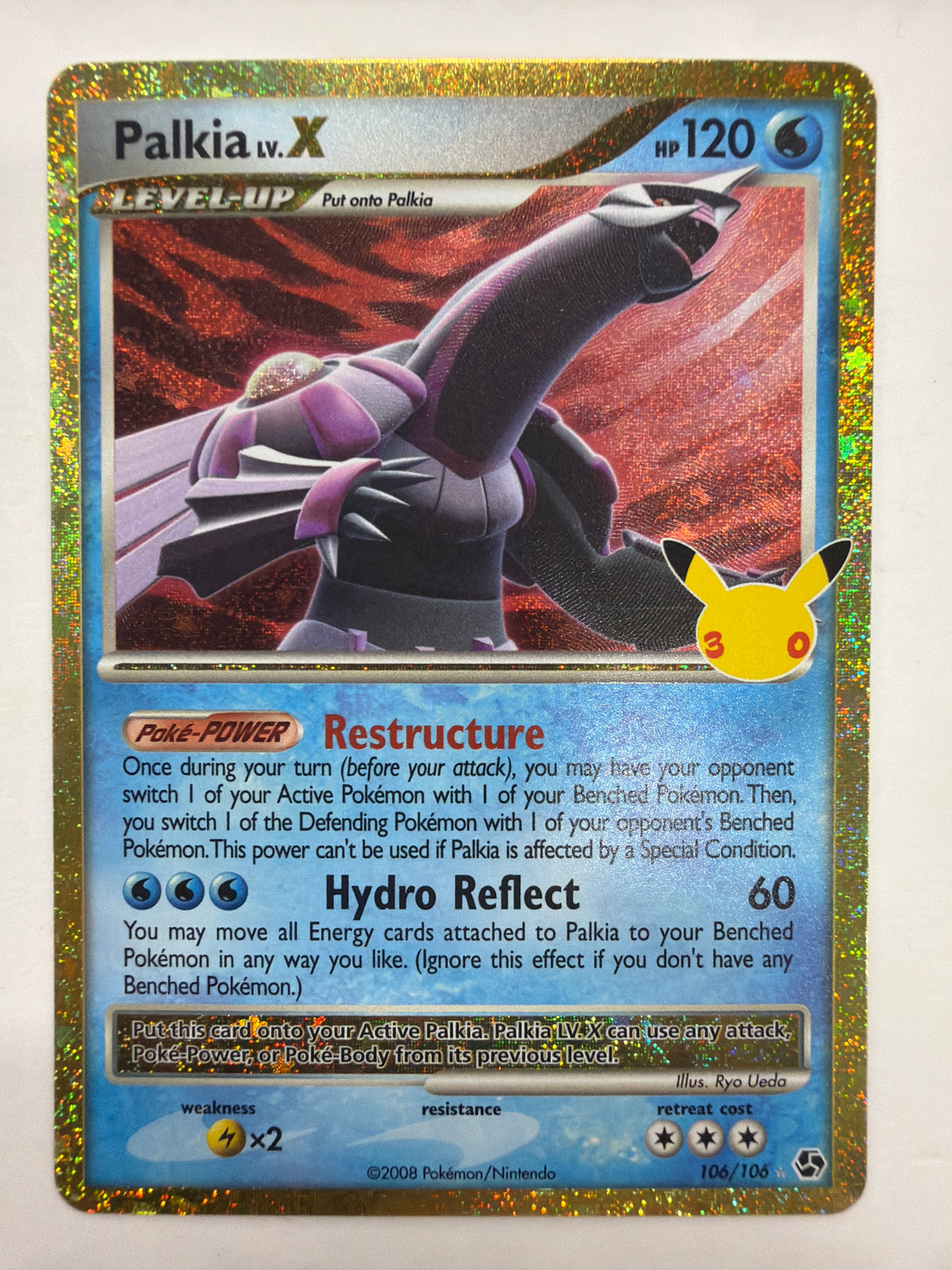 Pokémon TCG - 30th Celebration: Classic Collection Palkia Lv.X 106/106 NM