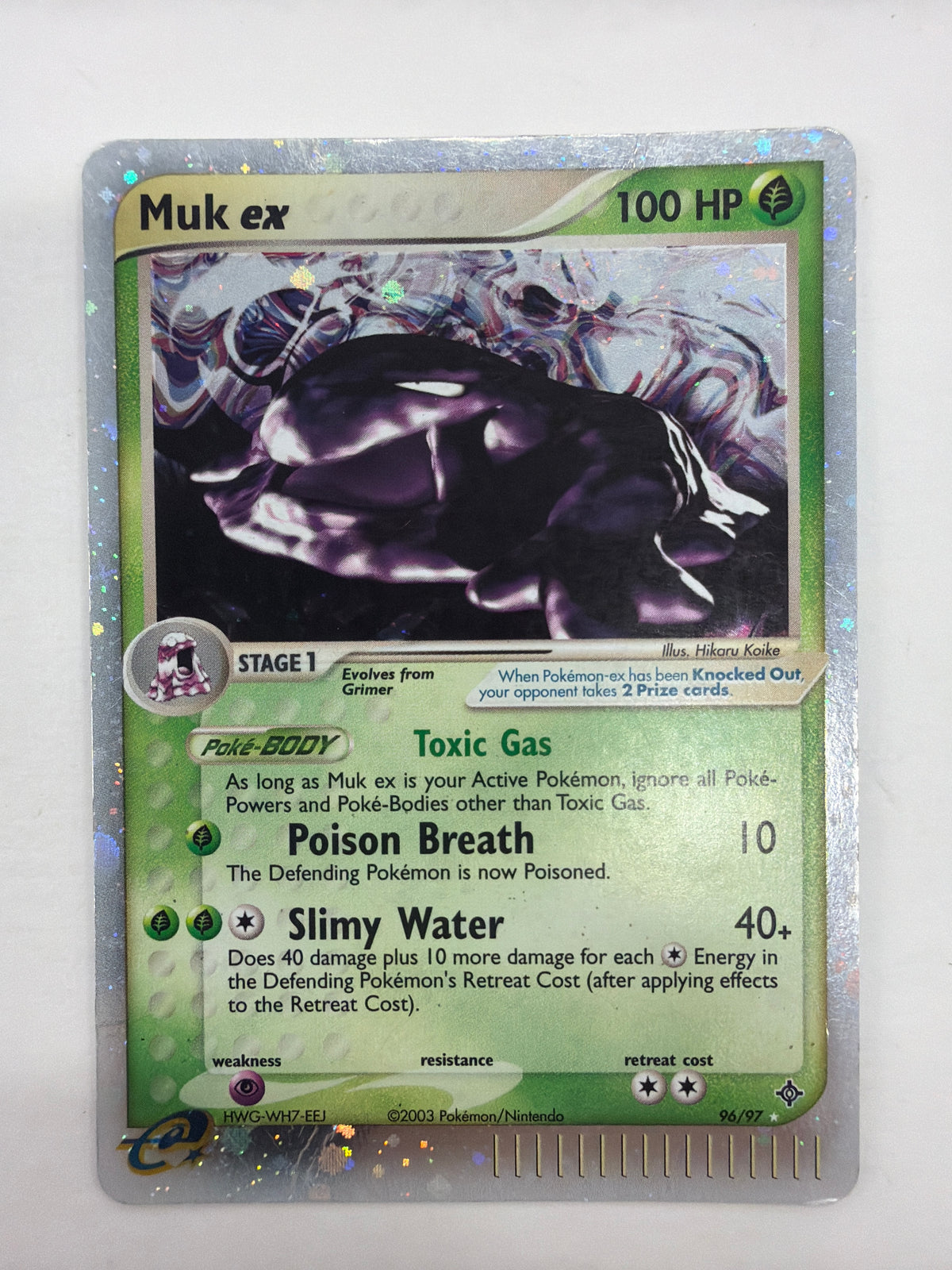 Pokémon TCG - EX Dragon Muk ex 96/97 Holo DMG