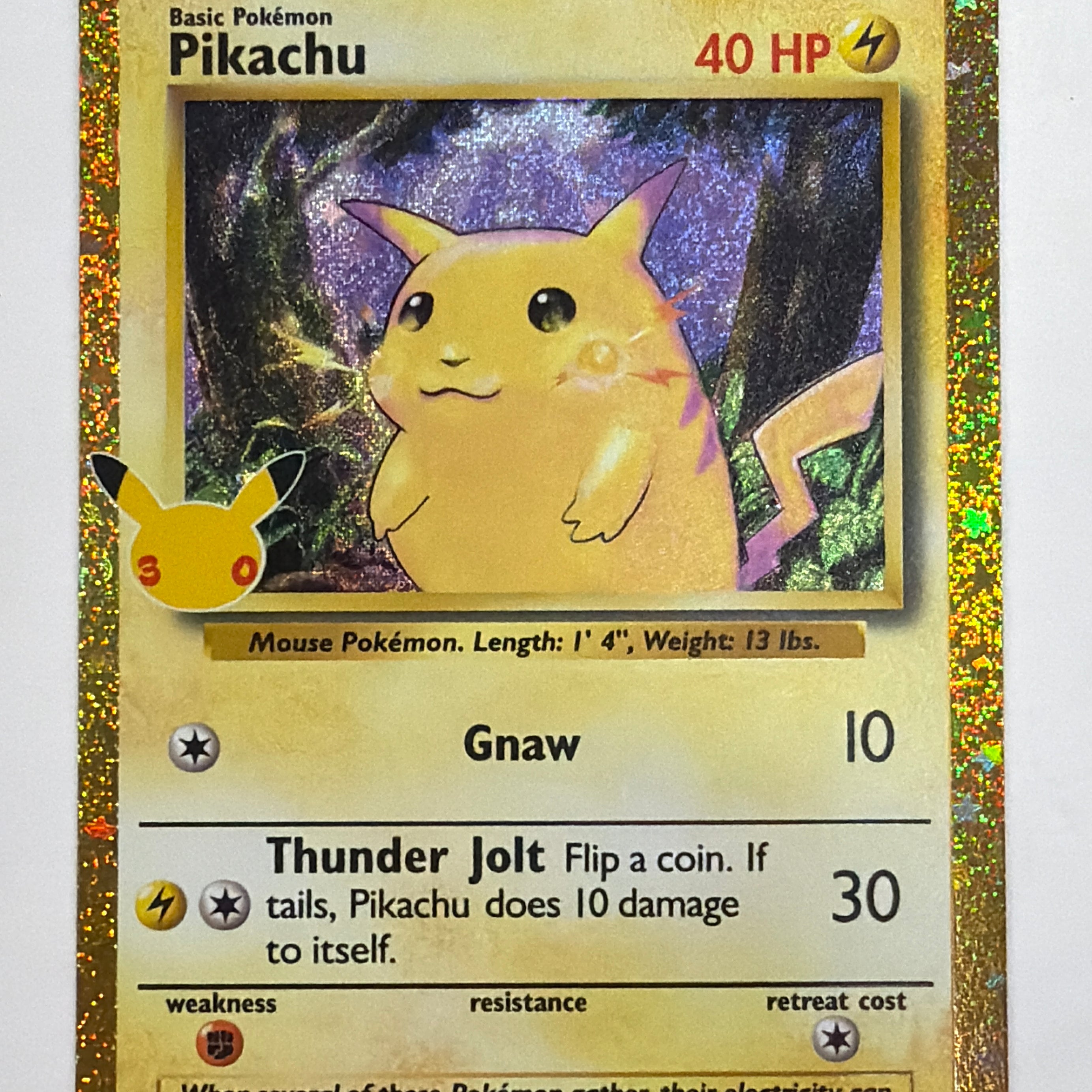 Pokémon TCG - 30th Celebration: Classic Collection Pikachu 58/102 NM