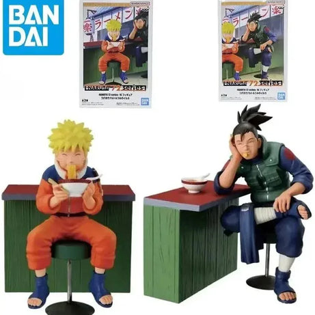 Sold as Set Bandai Banpresto Naruto 72 Series 16 Uzumaki Naruto & Umino Iruka Statues