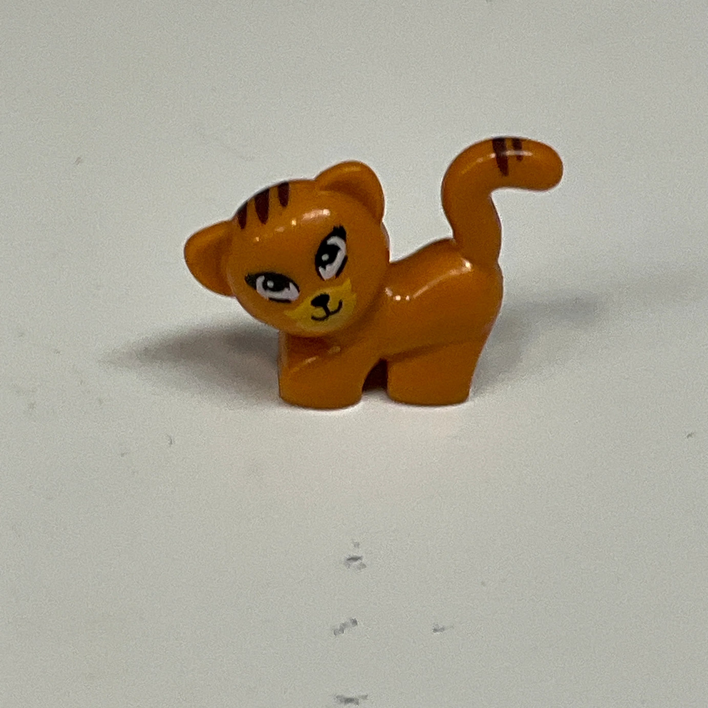 Animal Orange Cat #2 Mini Block Figure