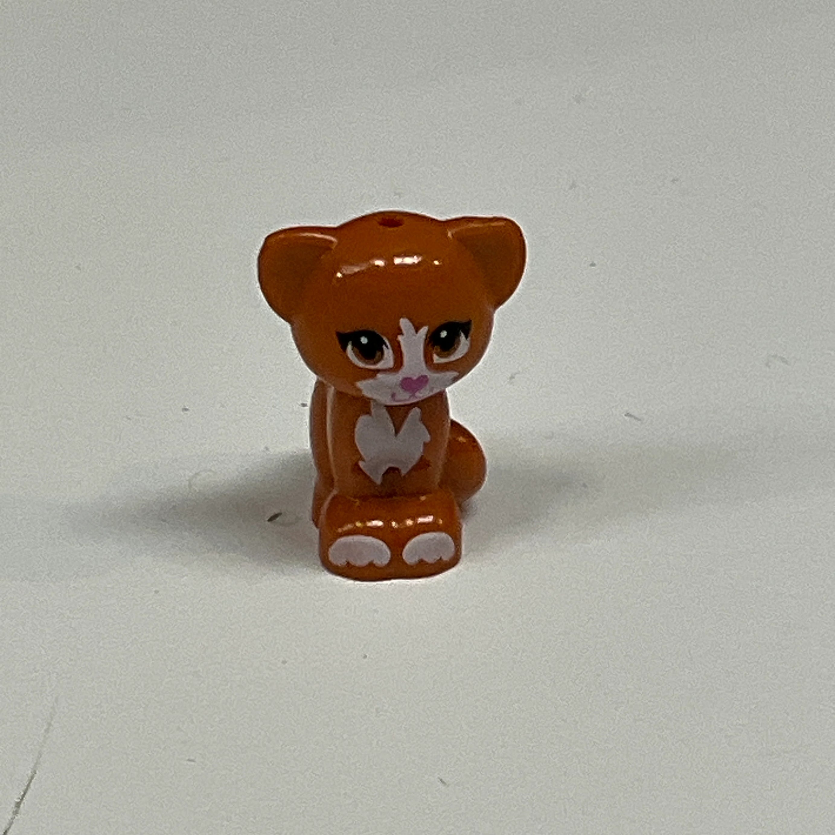 Animals Orange Cat #1 Mini Block Figure