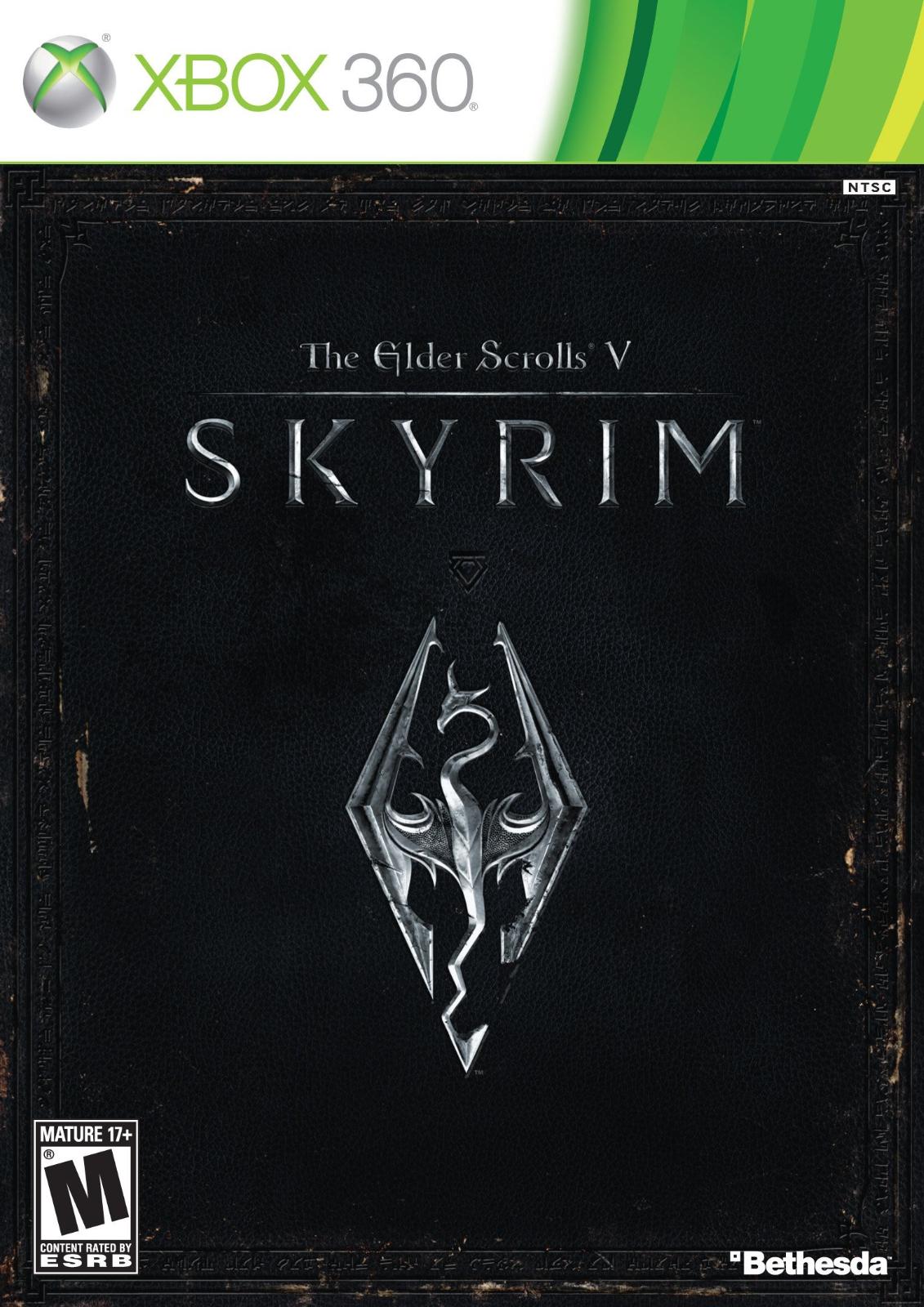 XBOX 360 Elder Scrolls V Skyrim Video Game