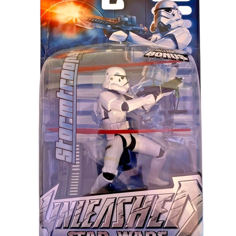 Star Wars Unleashed Stormtrooper With Bonus Action Figure Hasbro (2004)