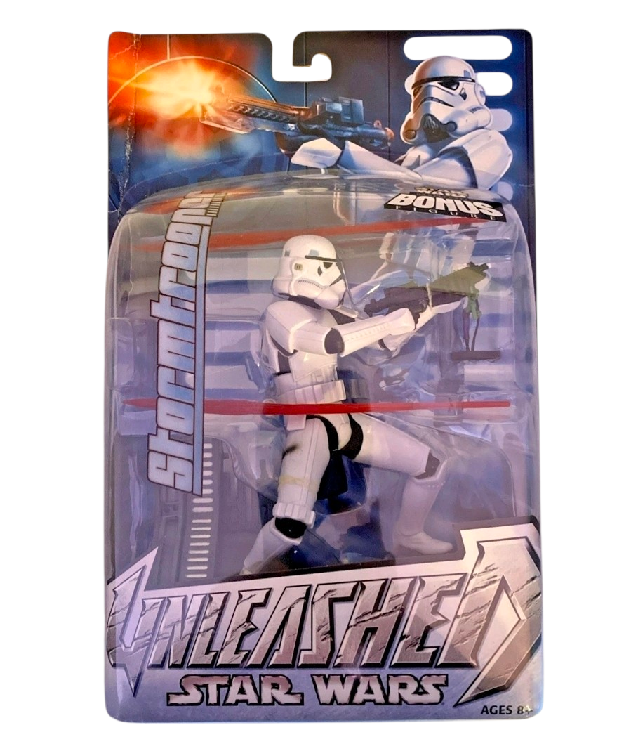 Star Wars Unleashed Stormtrooper With Bonus Action Figure Hasbro (2004)