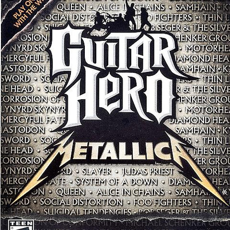 Nintendo WII Guitar Hero Metallica Video Game