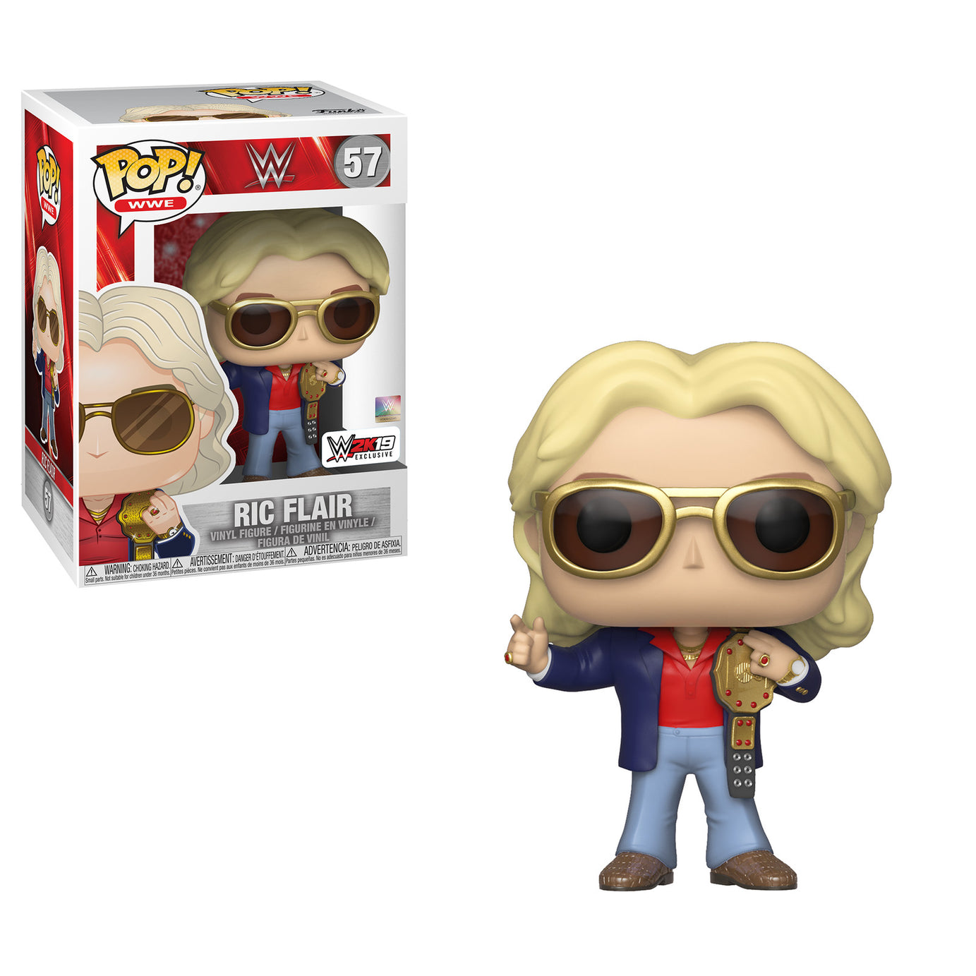 Funko Pop! WWE Ric Flair #57  WWE 2K19 Exclusive