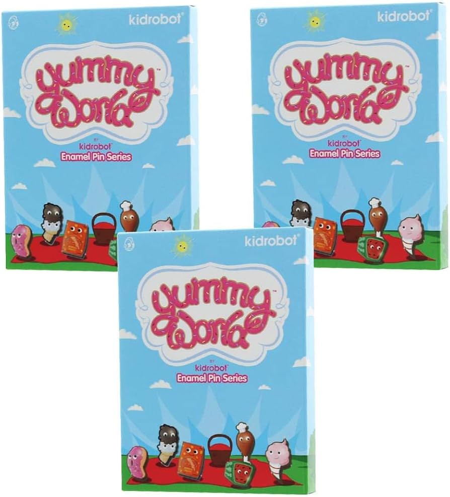 Kidrobot Yummy World Enamel Pin Series Blind Box