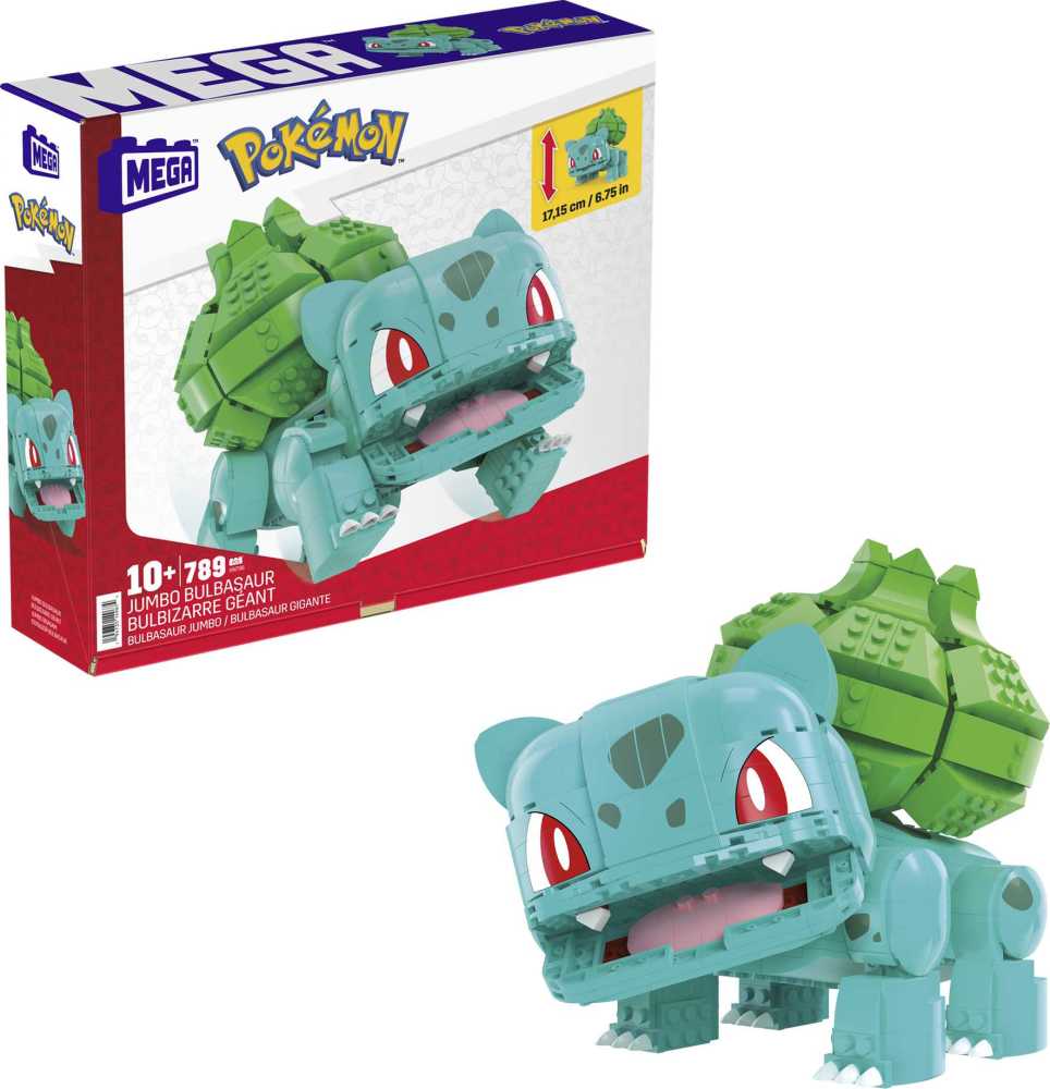 Mattel Hasbro MEGA Pokémon Jumbo Bulbasaur Building Toy Kit