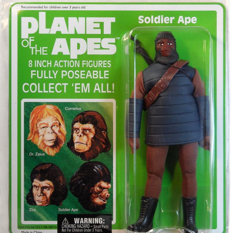 Diamond Select Planet Of The Apes  Soldier Ape 8 Inch Retro Action Figure