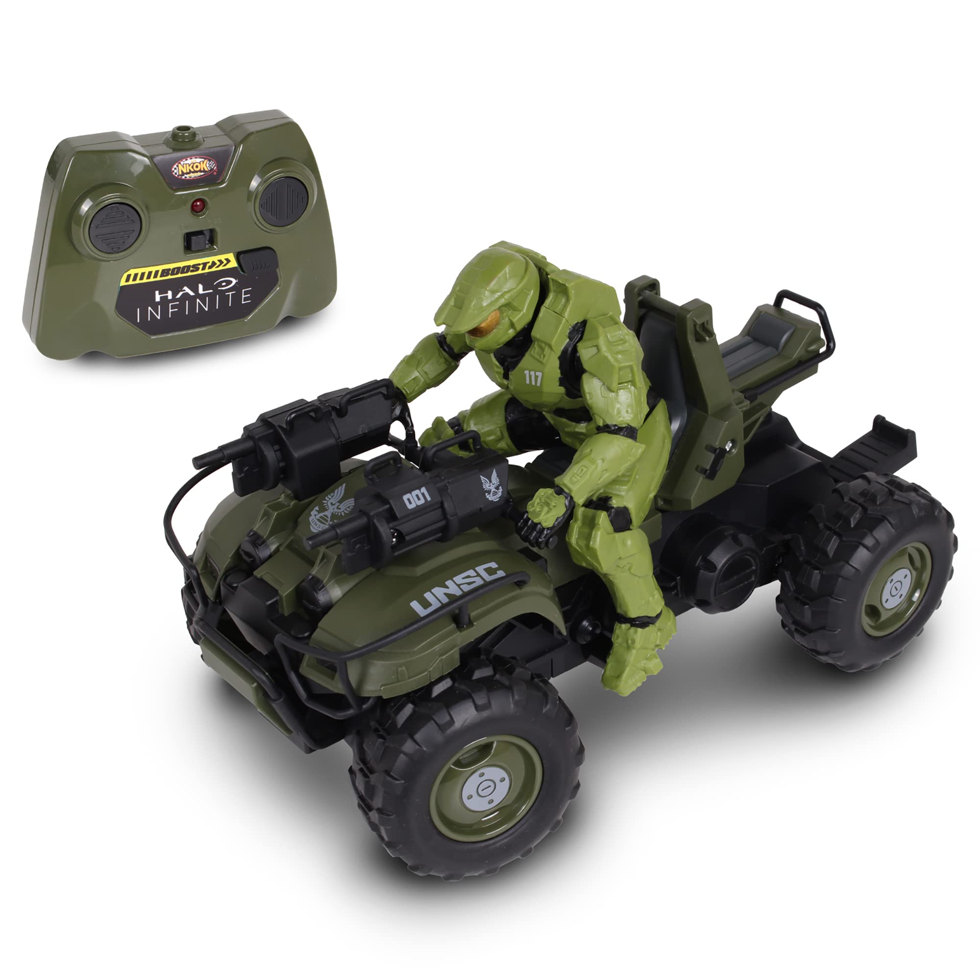 NKOK Halo Infinite Gungoose RC Car with Master Chief Action Figure