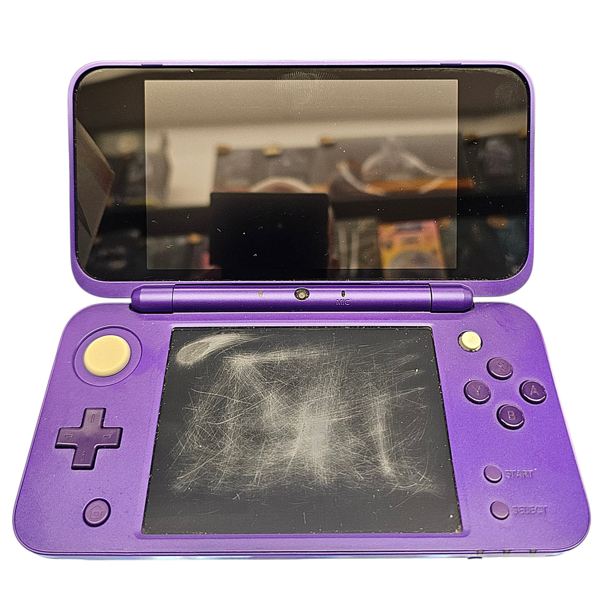 Used Boxed Nintendo 2DS XL Purple Console (Worn Touchscreen)