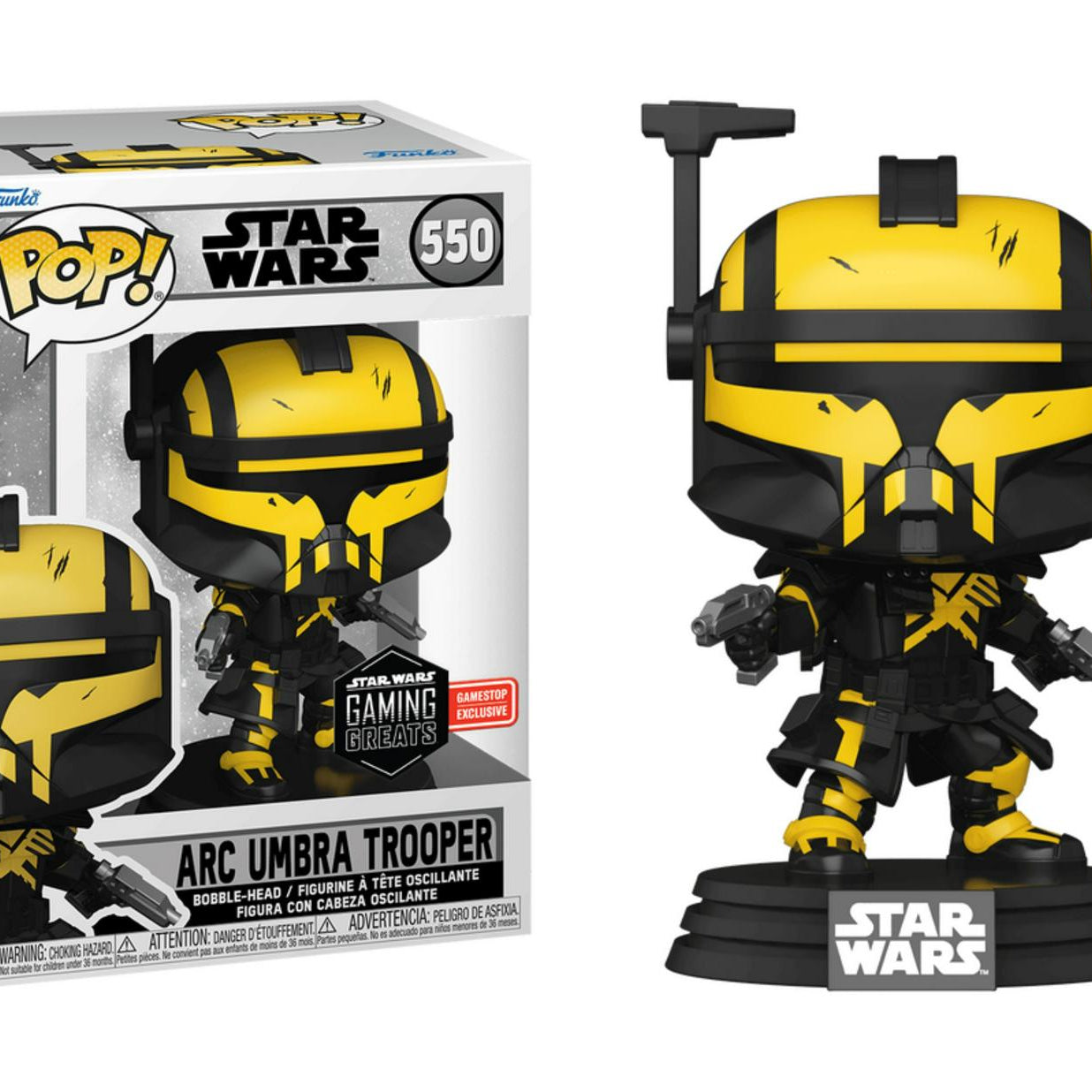 Funko Pop! Star Wars Gaming Greats Arc Umbar Trooper #550 Gamestop Exclusive
