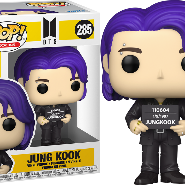 Funko Pop! Rocks BTS Jung Kook (Purple Hair) #285