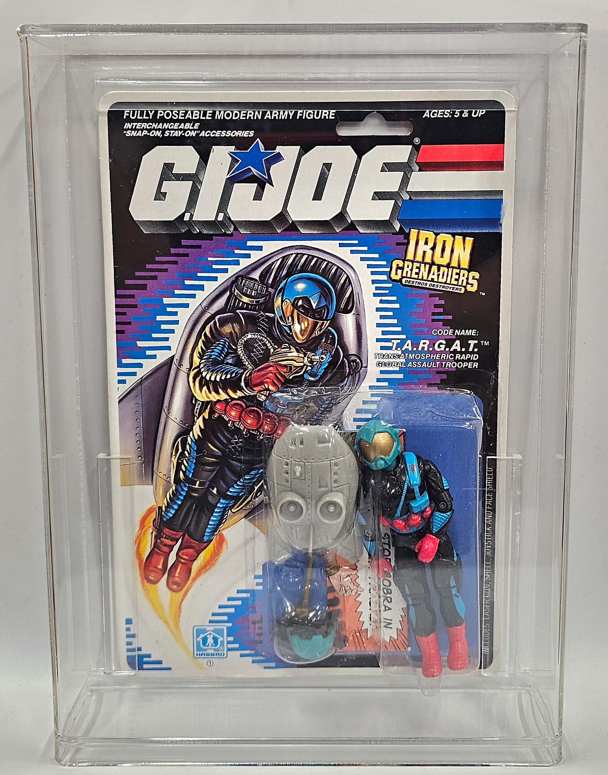 Hasbro G.I. Joe Vintage 1988 Code Name: T.A.R.G.A.T 34 Back Punched Card Action Figure