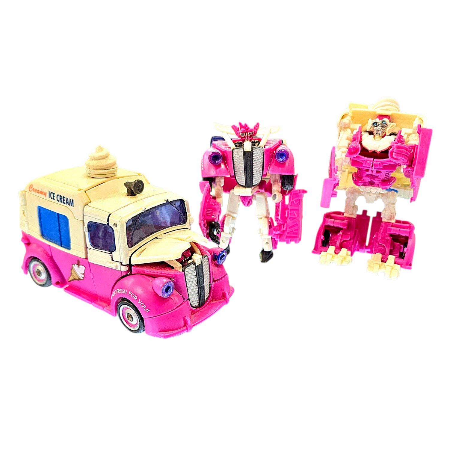 Hasbro Transformers Revenge of the Fallen Skids and Mudflap Ice Cream Truck Robot 2-Pack (2009)