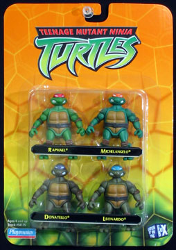Playmates Teenage Mutant Ninja Turtles Mini Action Figure 4-Pack  (2002)