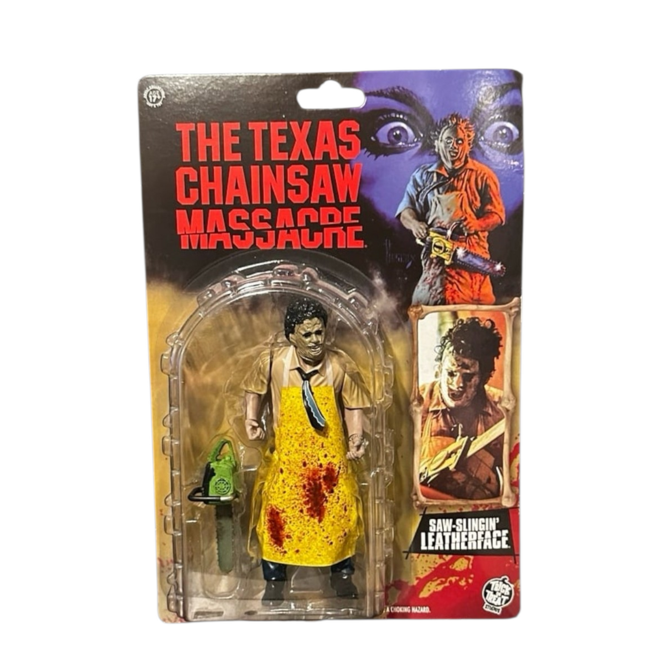 Trick Or Treat Studios The Texas Chainsaw Massacre Saw-Slingin' Leatherface 3.75 Inch Action Figure
