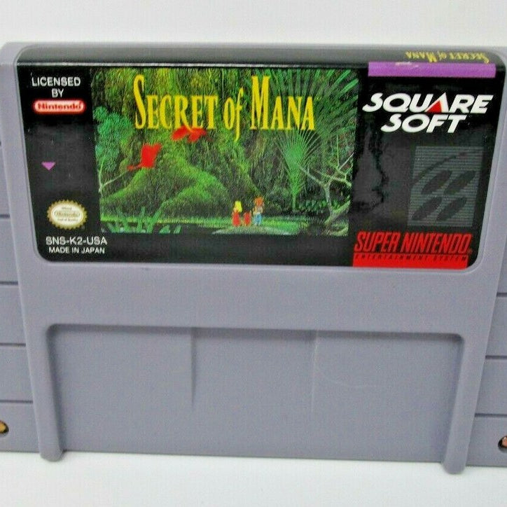 Super Nintendo Secret Of Mana Video Game