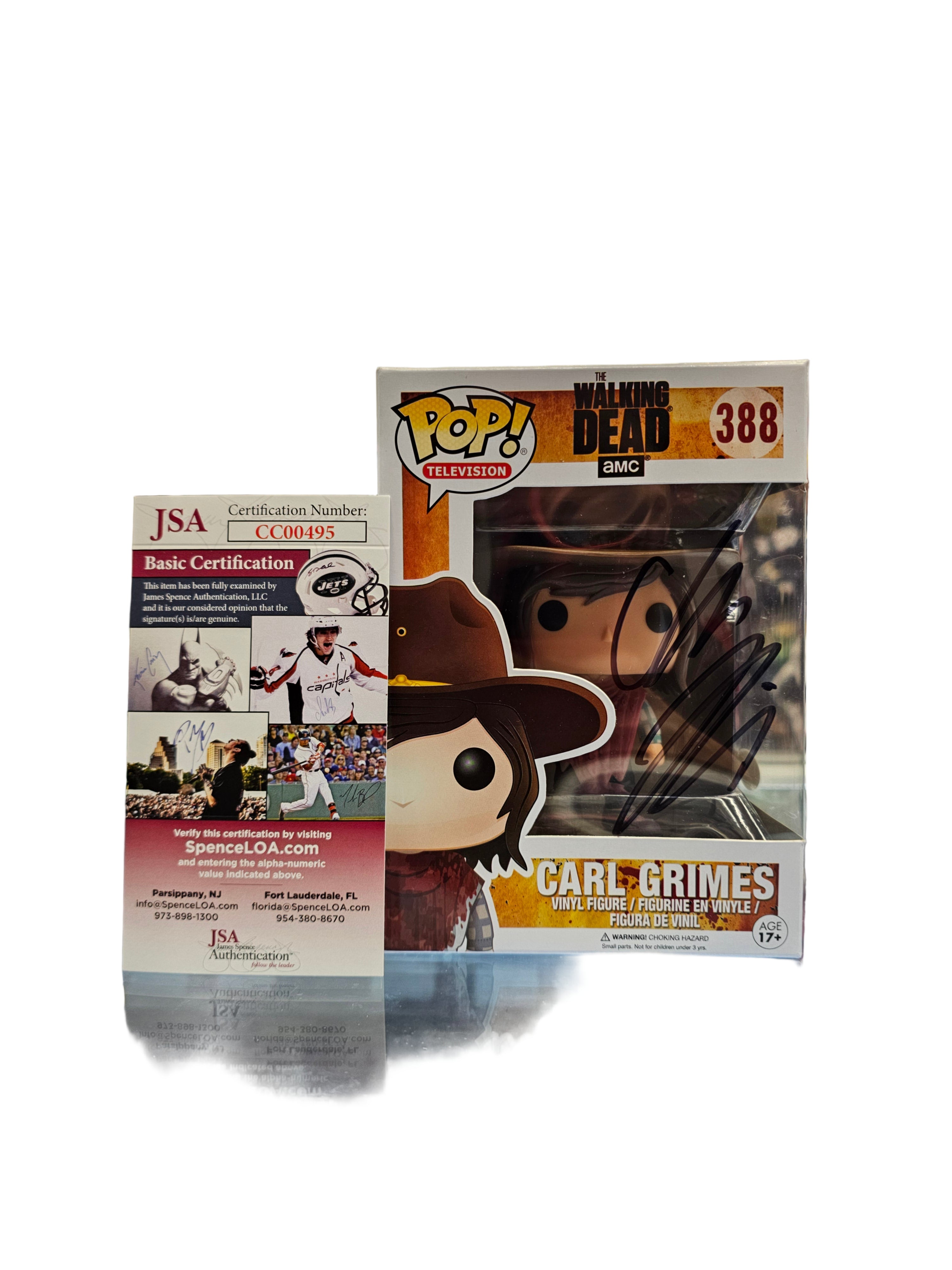 (Signed) Funko Pop! Television The Walking Dead Carl Grimes #388
