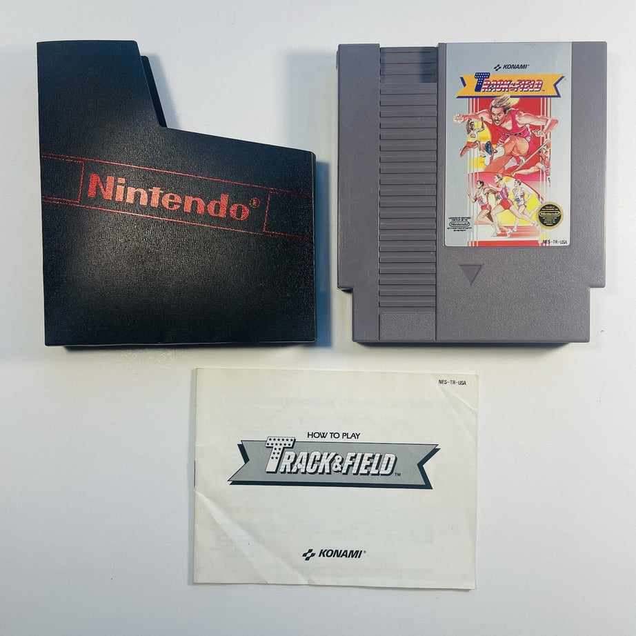 NES Track & Field With Manual Video Game