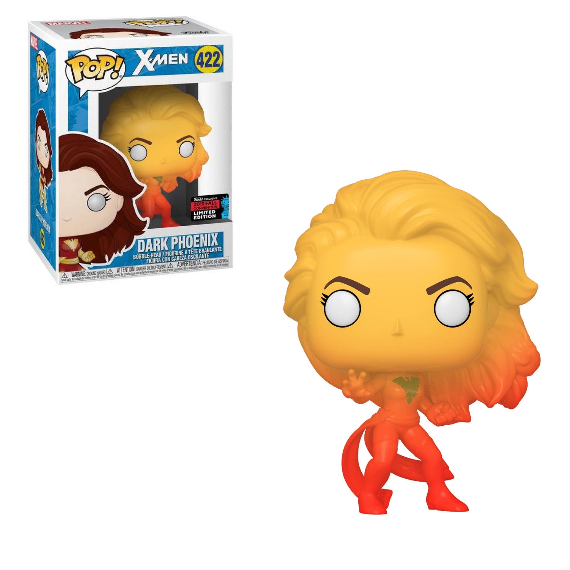 Funko Pop! Marvel X-Men Dark Phoenix #422 NYCC 2019 Exclusive Shared Sticker