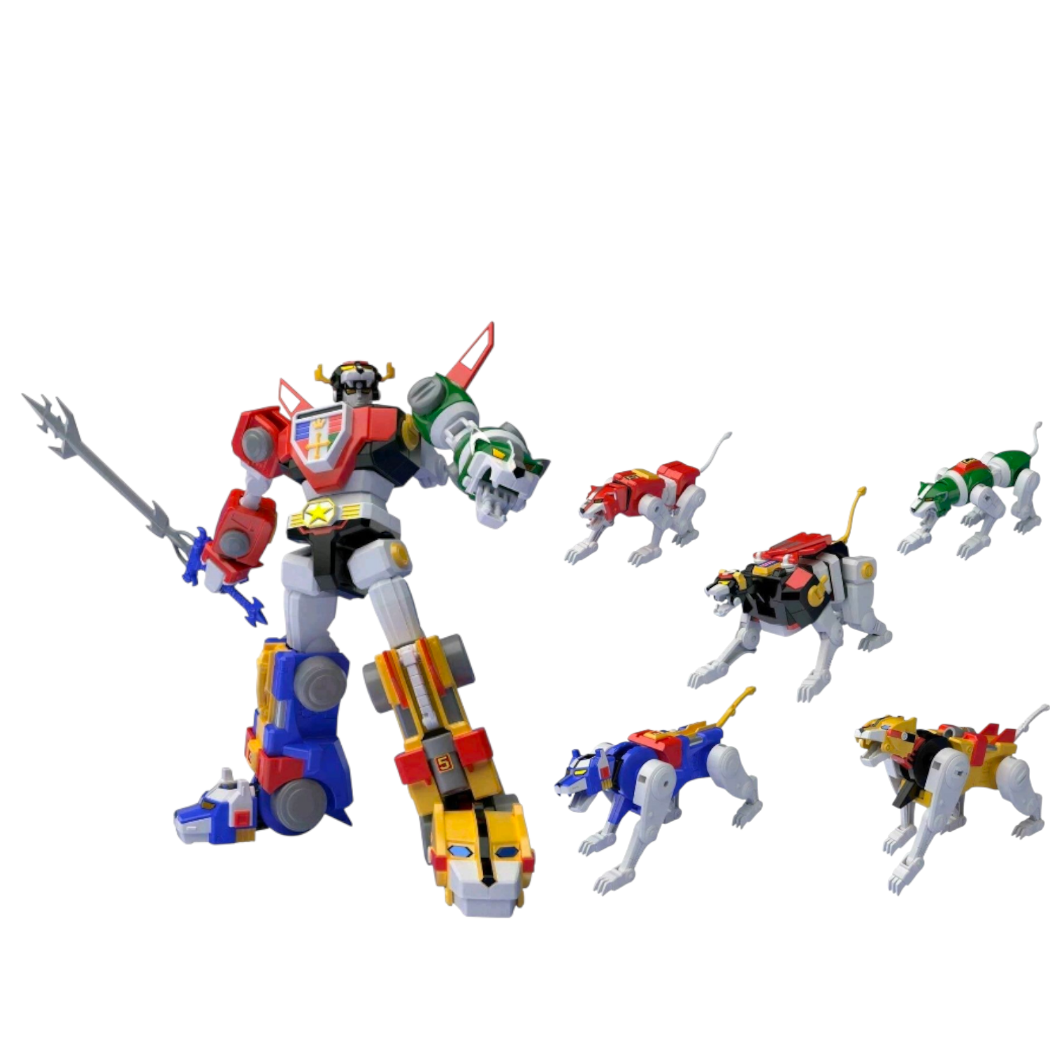 Bandai Super Mini-Pla Beast King GoLion (Voltron) Model Kit Set Japanese Version