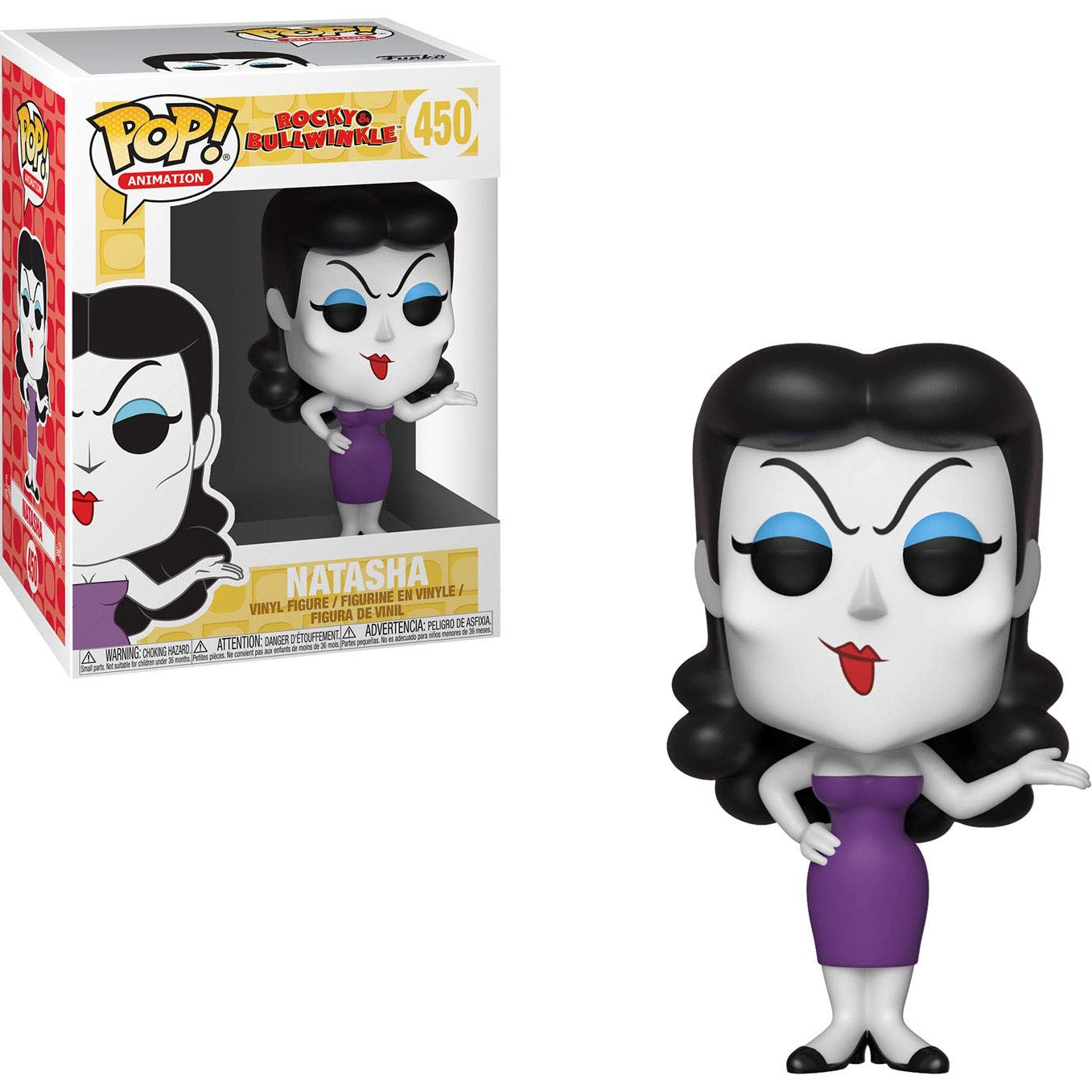 Funko Pop! Animation Rocky & Bullwinkle Natasha #450