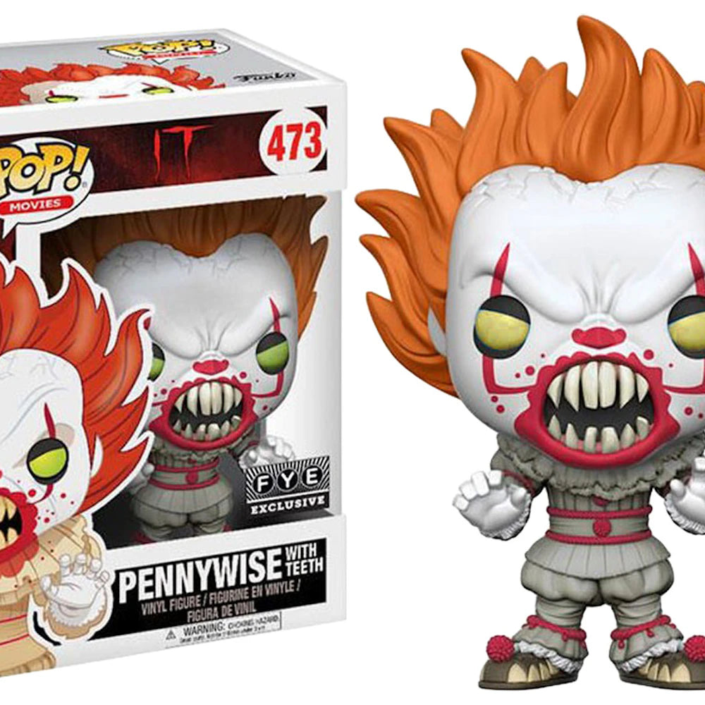 Funko Pop! Movies IT Pennywise With Teeth #473 FYE Exclusive