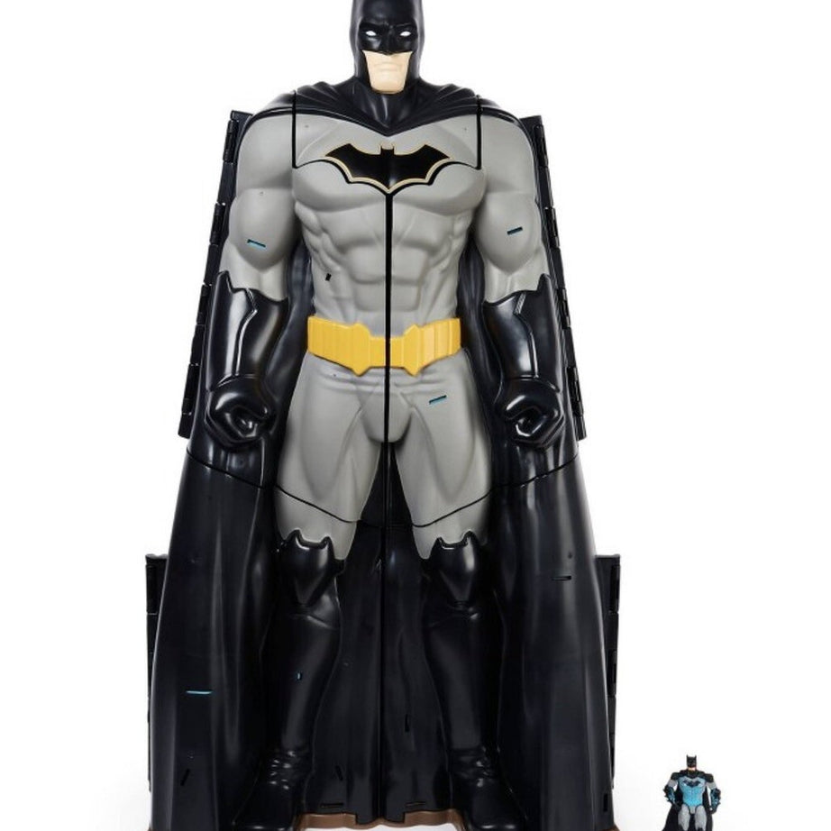 Used Spinmaster DC Comics Batman Bat-Tech Batcave Giant Transforming Playset 33” Tall