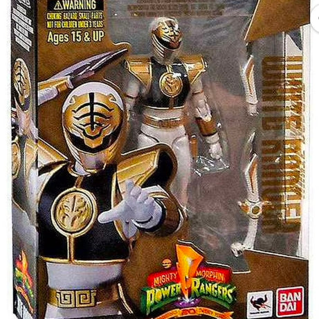 Bandai S.H.Figuarts Mighty Morphin Power Rangers 20th Anniversary Collection White Ranger Action Figure