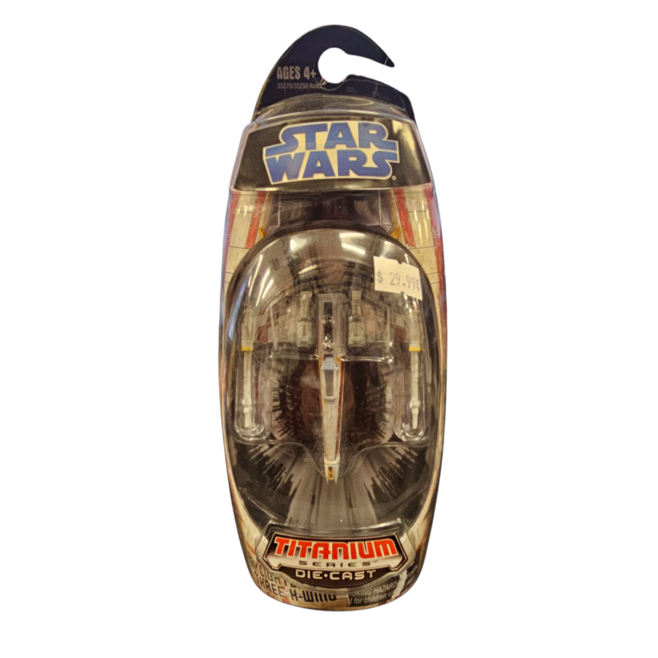 Hasbro Star Wars Titanium Series Die-Cast Biggs Darklighter's X-WING Fighter
