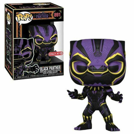 Funko Pop! Marvel Black Panther #891 Blacklight Target Exclusive