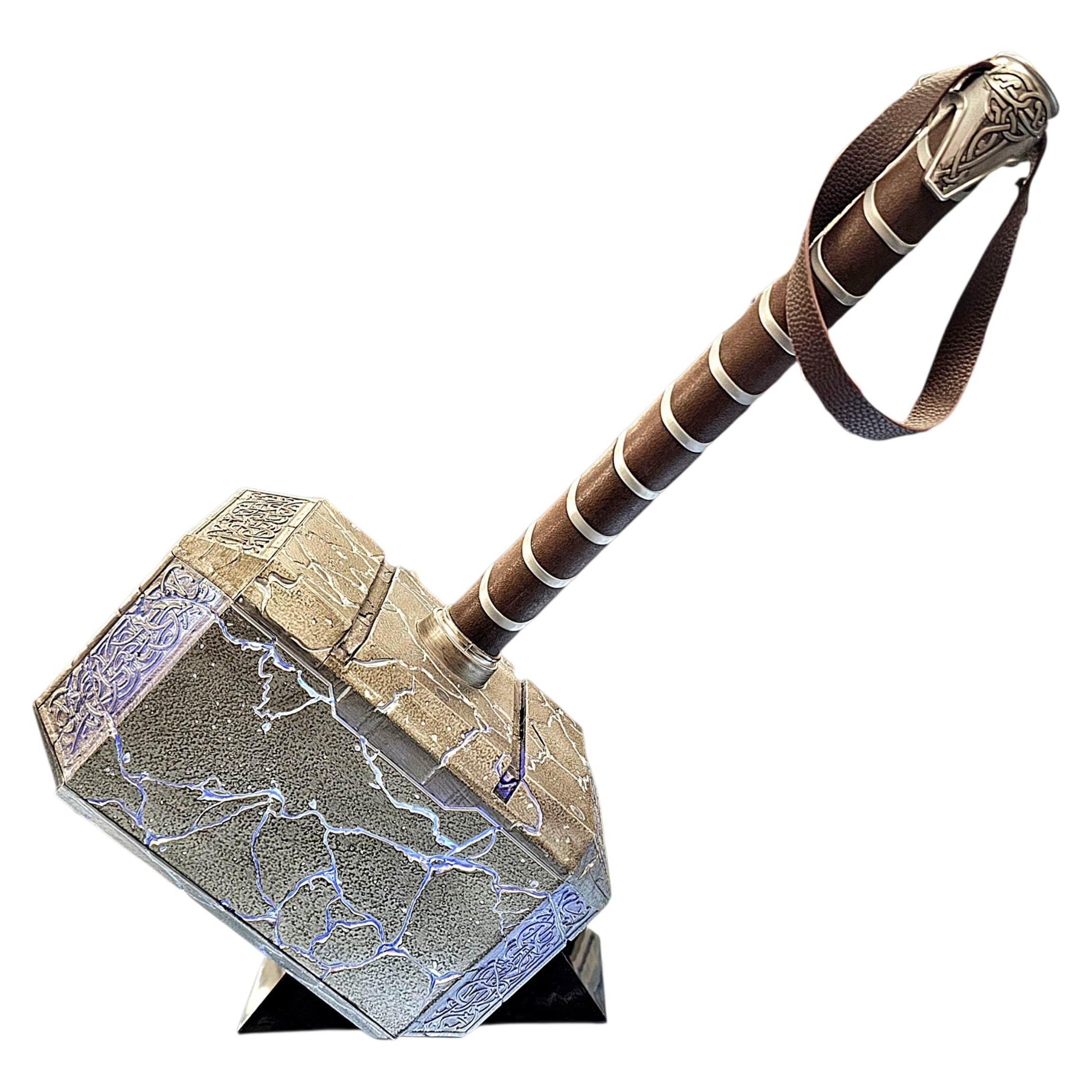 Loose Hasbro Marvel Legends Thor Love And Thunder MJOLNIR 1:1 Life Size Lights & Sounds