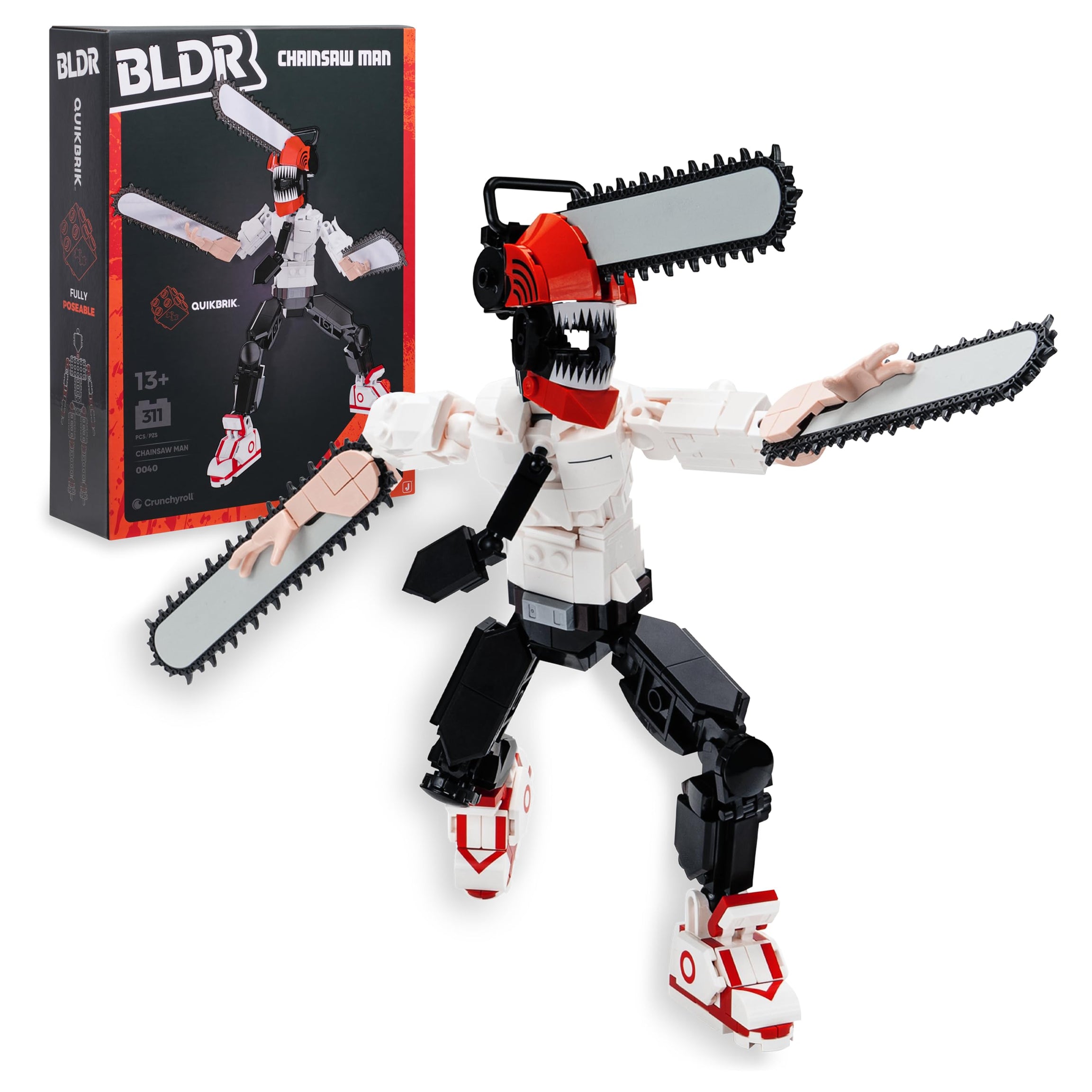 Jazwares BLDR Chainsaw Man Buildable Quikbrik Figure #0040