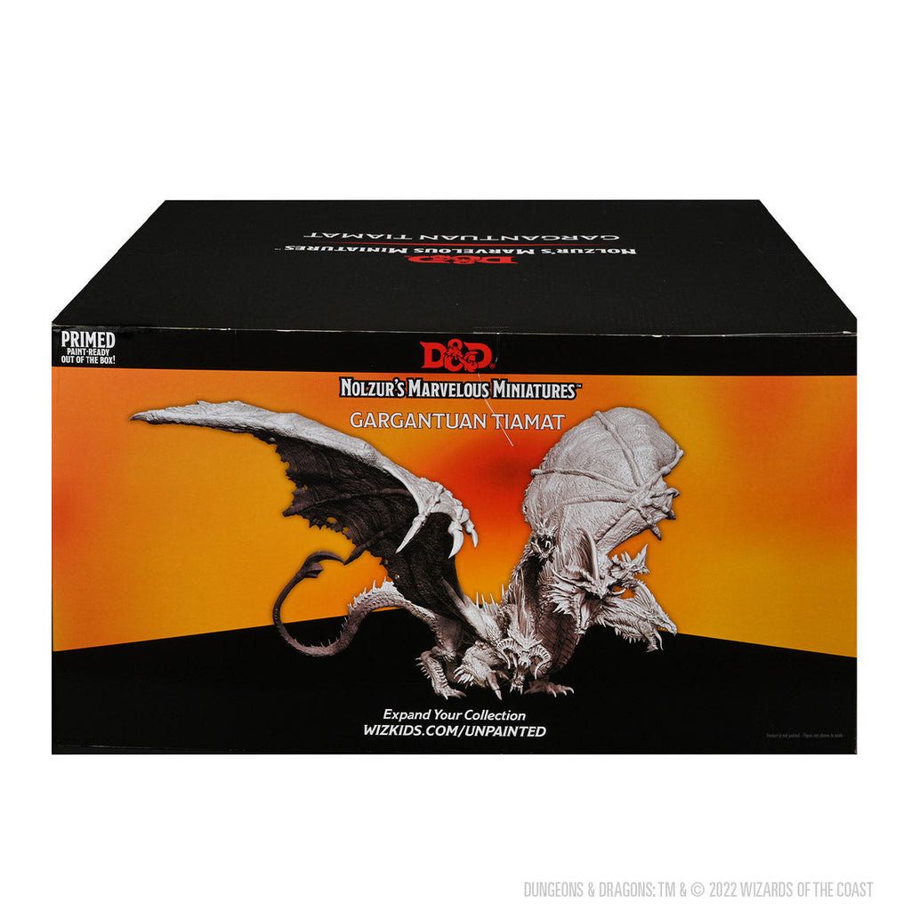 WizKids Wizards Of The Coast Dungeons & Dragons Nolzur’s Marvelous Miniatures Gargantuan Tiamat Primed Statue