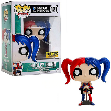 Funko Pop! Heroes DC Superheroes Harley Quinn #121 Hot Topic Exclusive