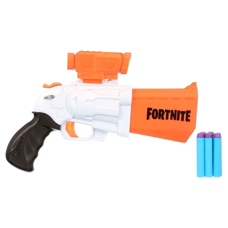 Nerf Fortnite SR Blaster with 8 Official Darts