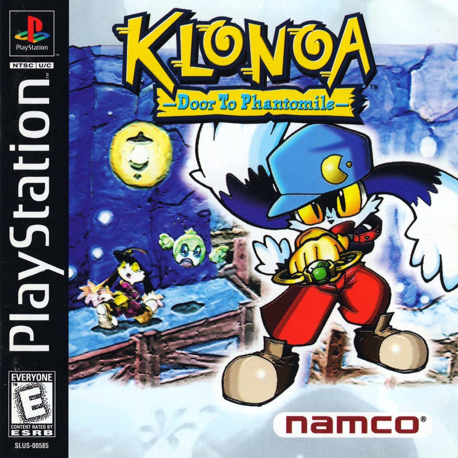 PlayStation 1 Klonoa Door to Phantomile Video Game