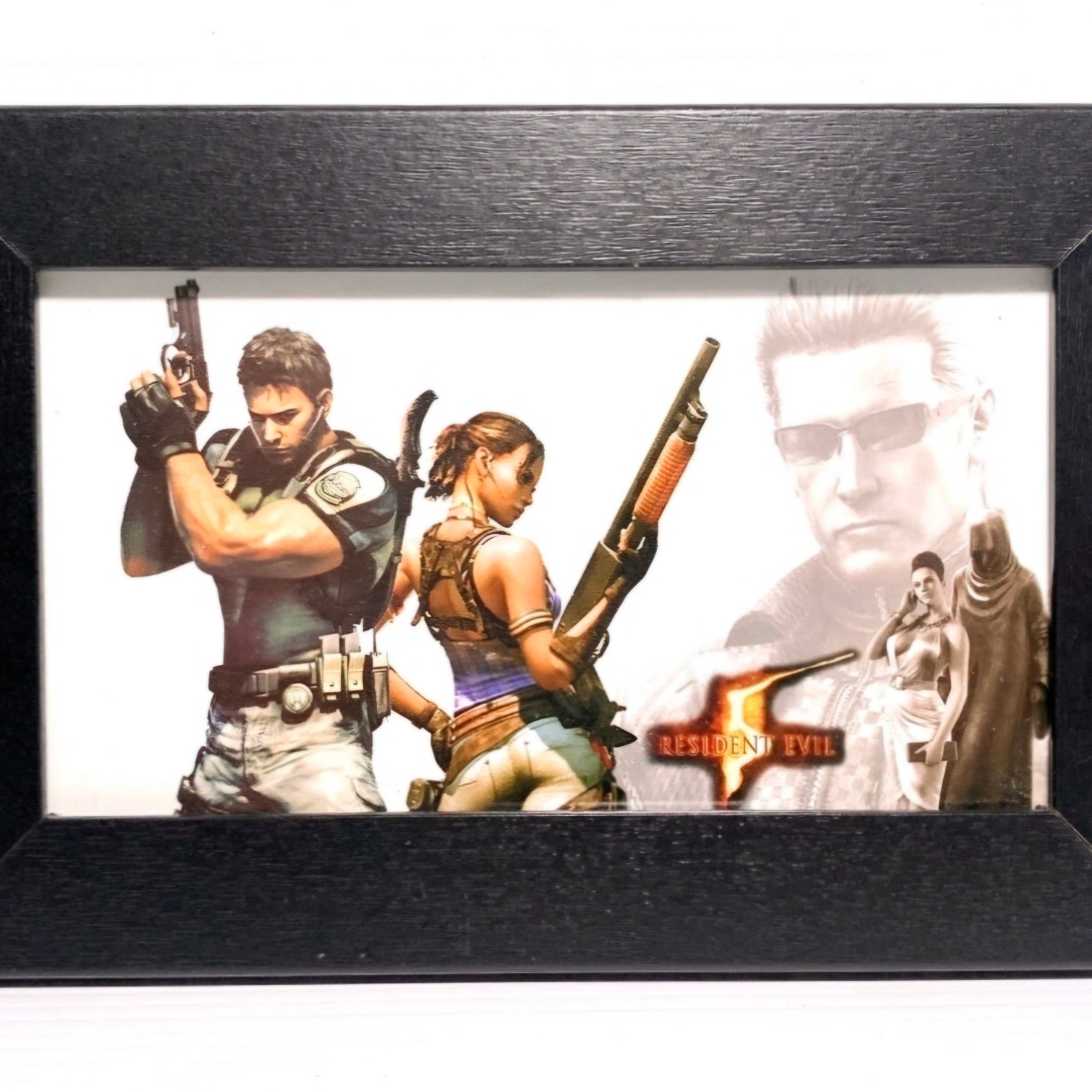 Resident Evil 5 Blockbuster Video Limited Edition Numbered 13,166 of 30,030 Framed Print